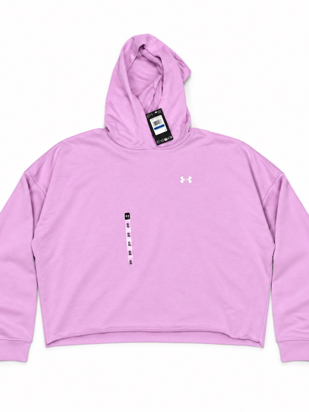 Under Armour Pink Cropped Hoodie Women’s XLarge New